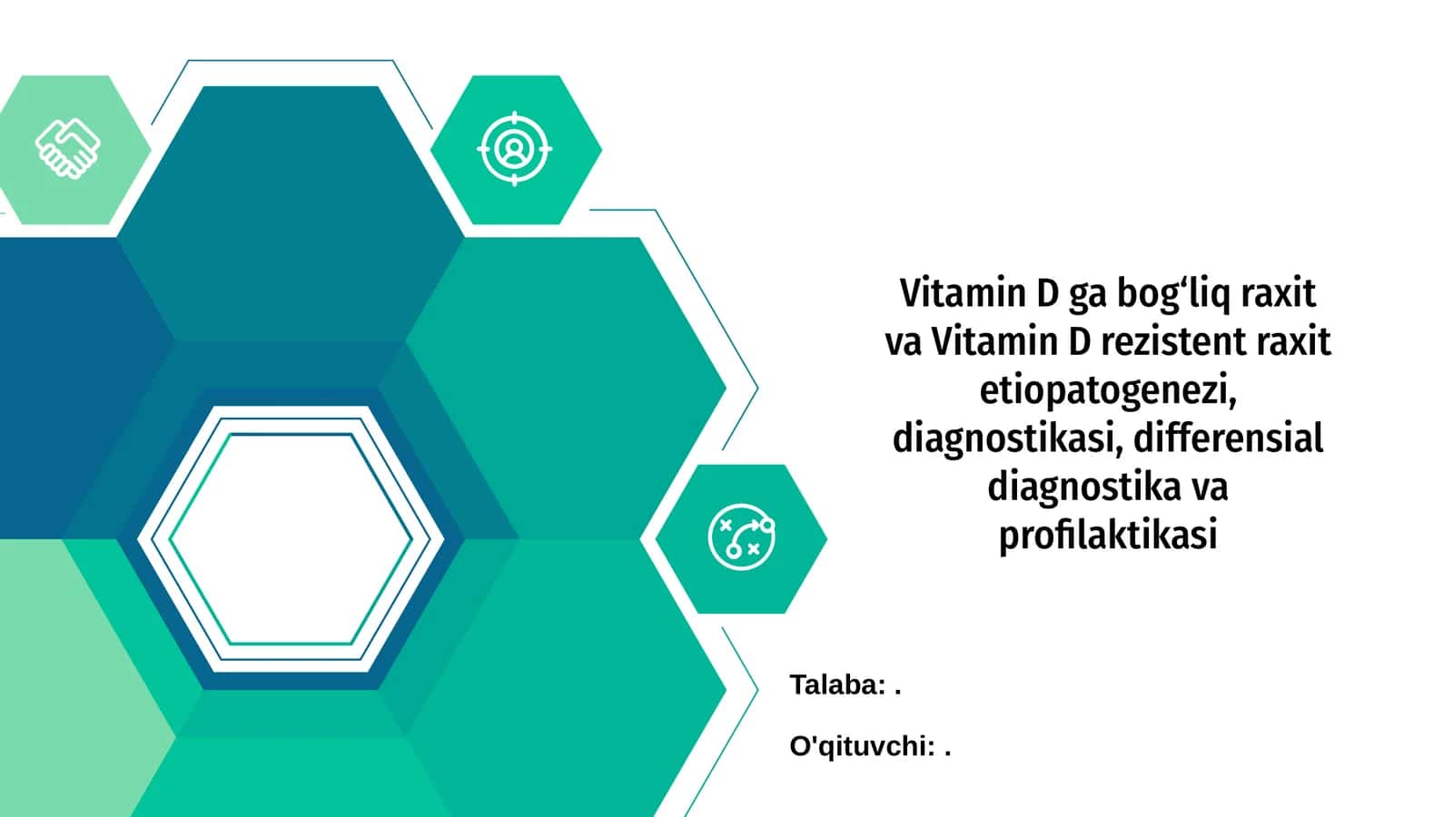 Vitamin D ga bog‘liq raxit va Vitamin D rezistent raxit etiopatogenezi
