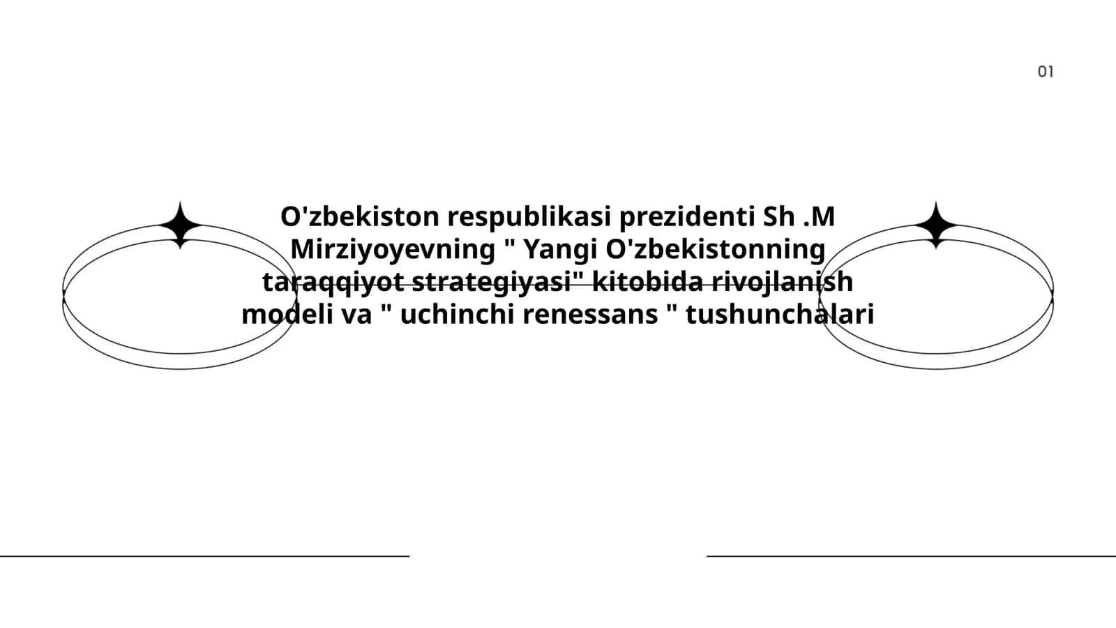 Yangi O'zbekistonning taraqqiyot strategiyasi