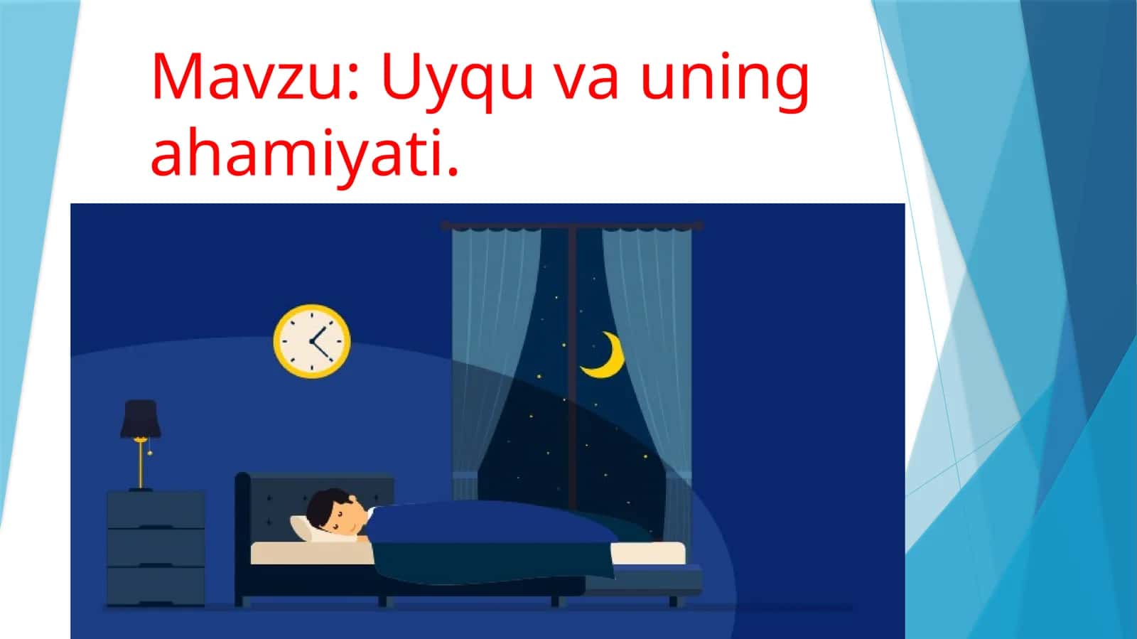 Uyqu va uning ahamiyati