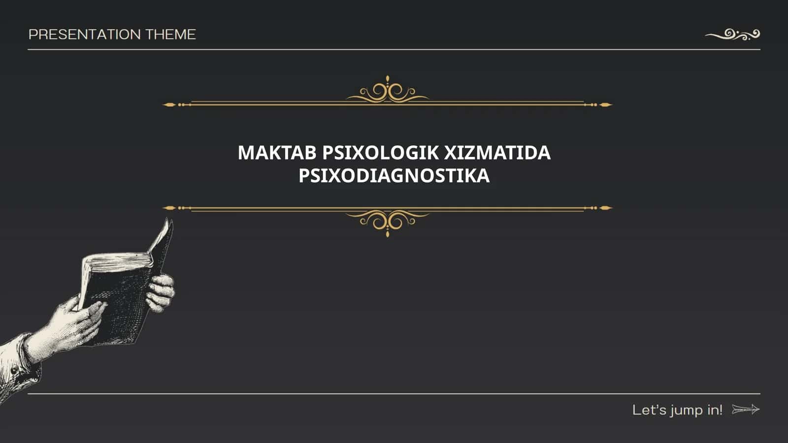 MAKTAB PSIXOLOGIK XIZMATIDA PSIXODIAGNOSTIKA