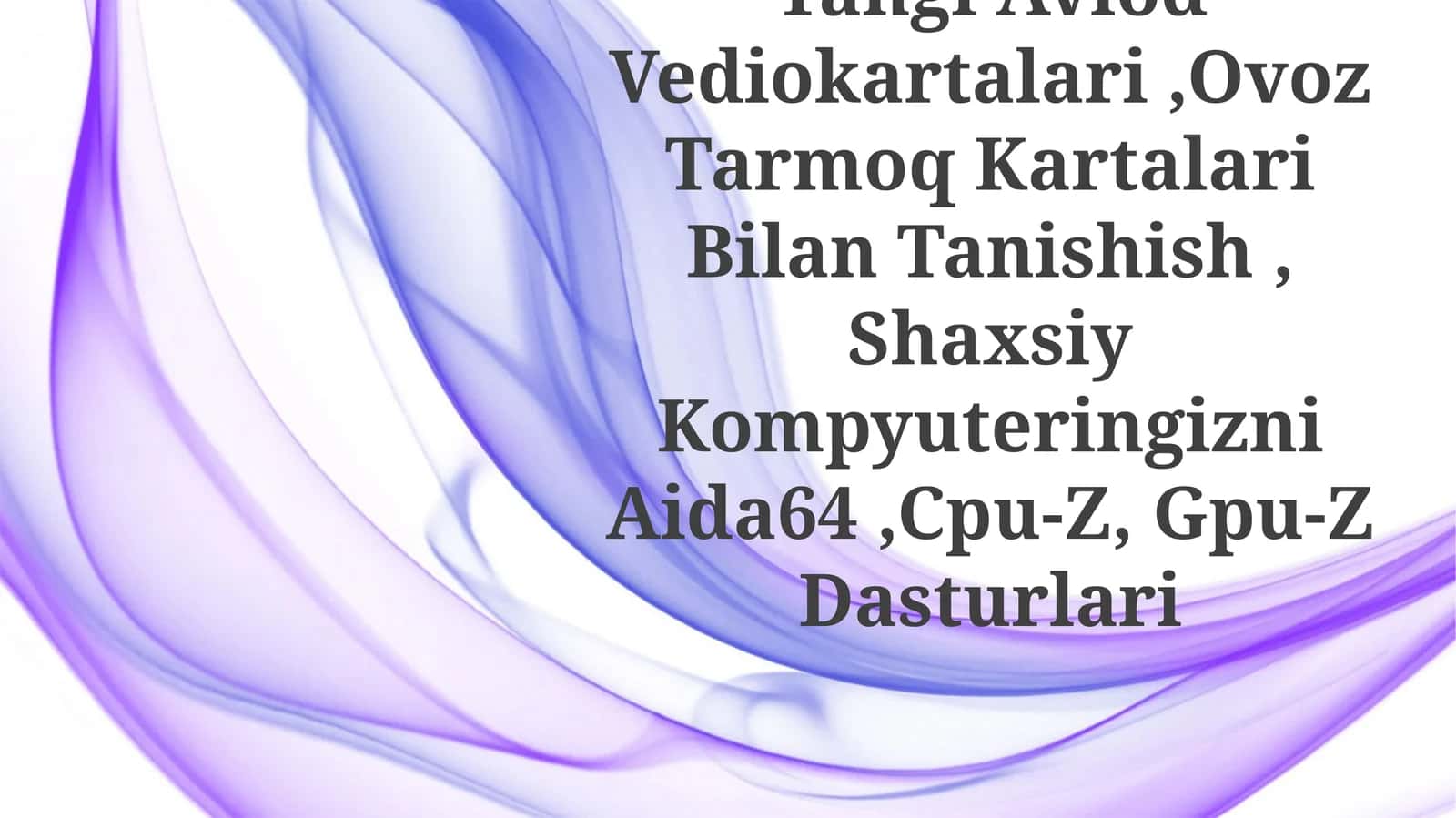 Yangi Avlod Vediokartalari
