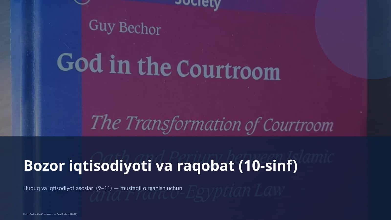Huquq va iqtisodiyot asoslari (9–11)