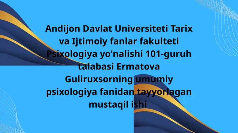 Psixolog faoliyatining etik muammosi va kasbiy meyorlarning oziga xosligi