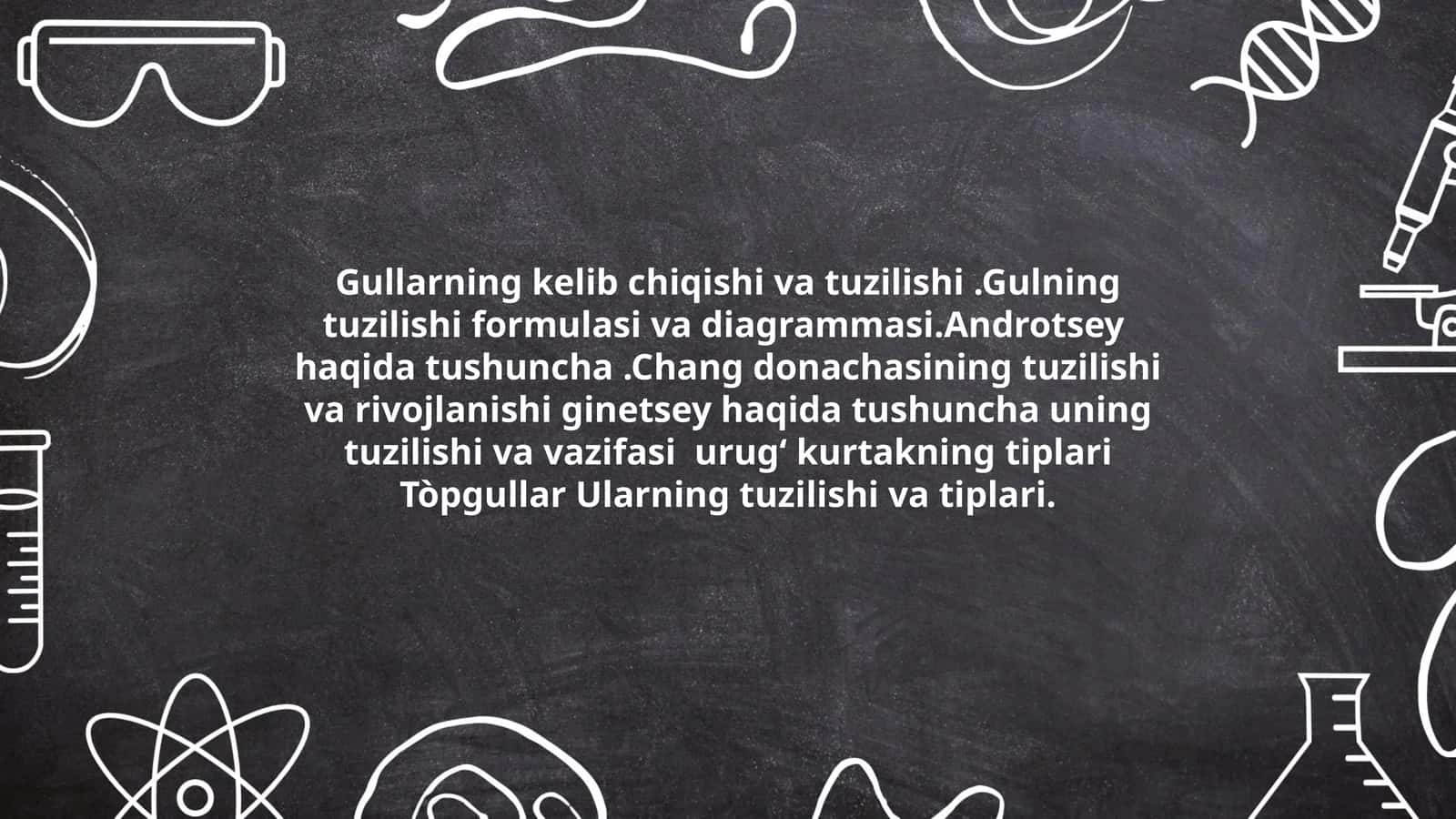 Tòpgullar Ularning tuzilishi va tiplari