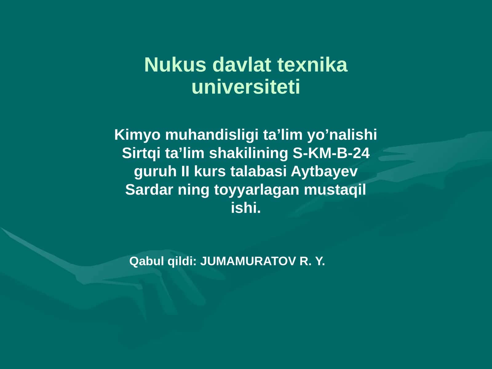 Molekulyar orbitallar va atom tuzilishi nazariyasi