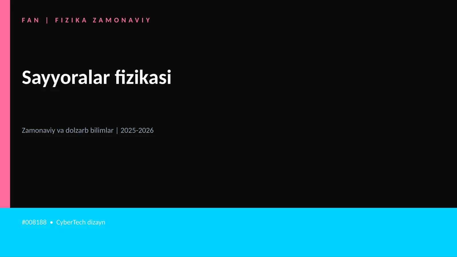 Sayyoralar fizikasi