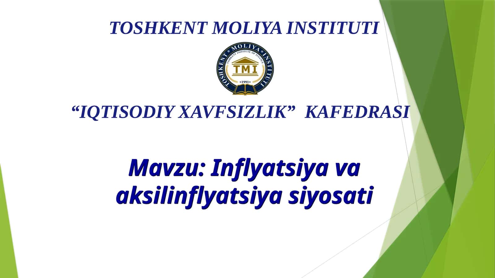 Inflyatsiyavaaksilinflyatsiyasiyosati