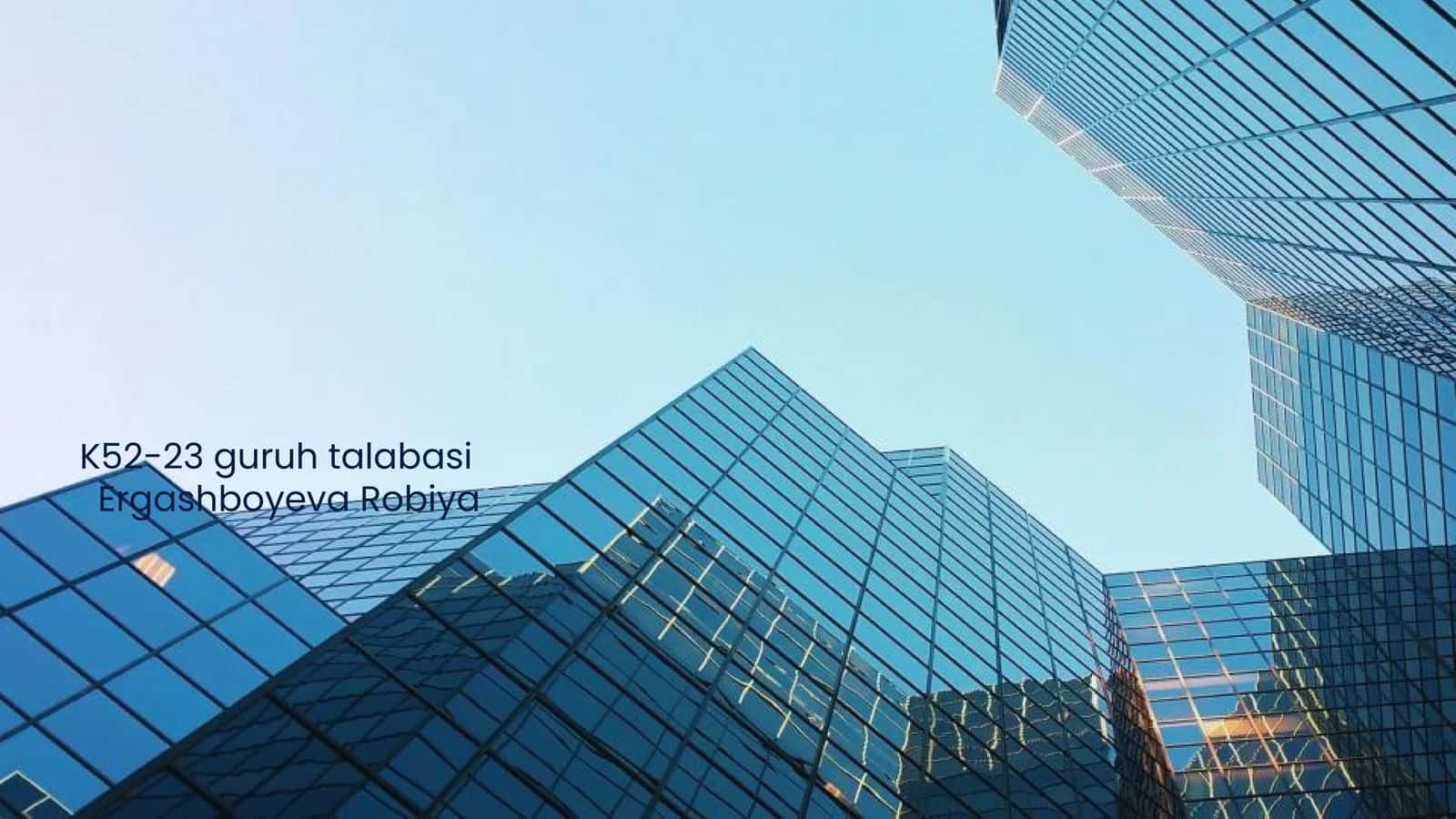 Buxgalteriya hisobi ob'ektlarining mazmuni va ularning tasnifi