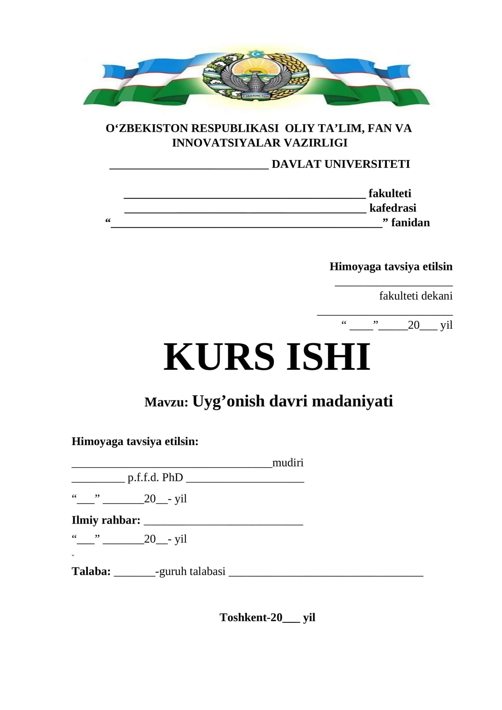 Uyg’onish davri madaniyati