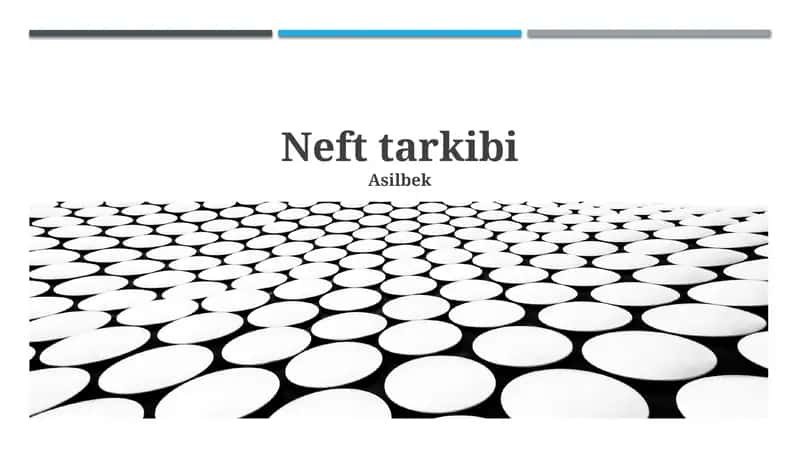 Neft tarkibi
