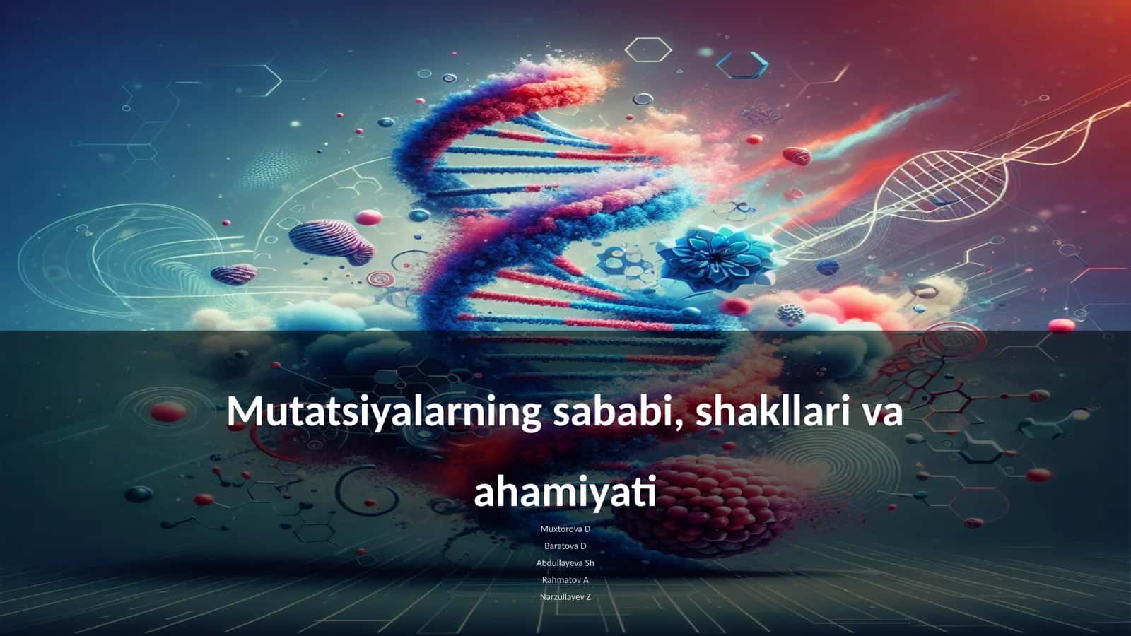 Mutatsiyalarning sababi, shakllari va ahamiyati