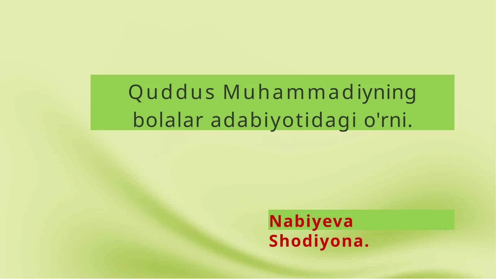 taqdimot