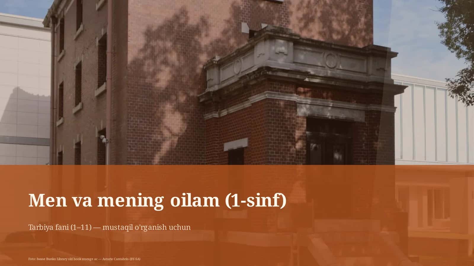 Men va mening oilam (1-sinf)