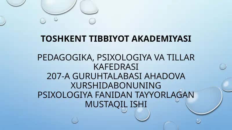 psixologik kasalliklar