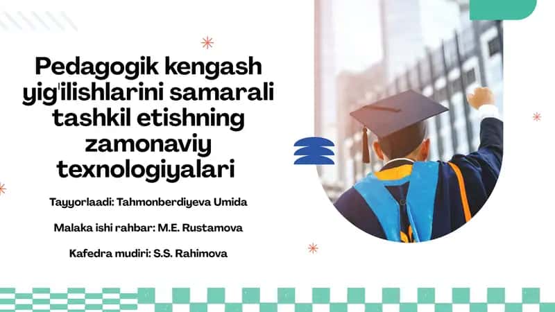 Pedagogik kengash yig'ilishlari