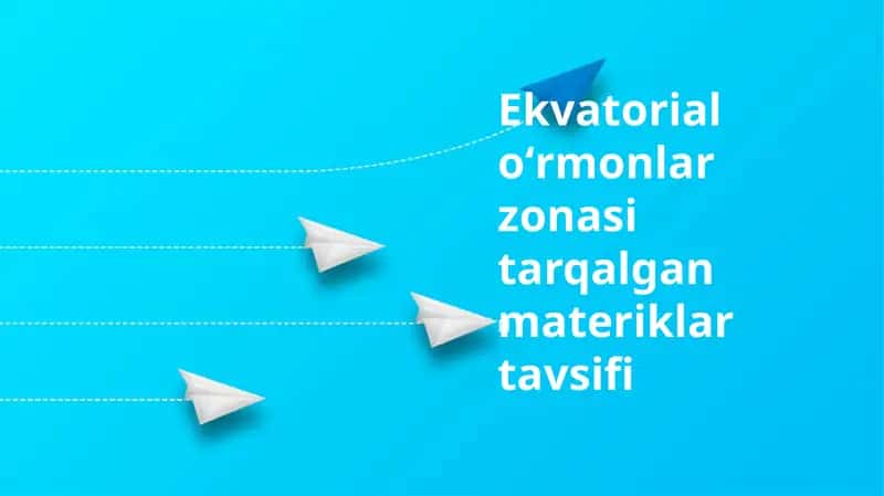 Ekvatorial oʻrmonlar zonasi tarqalgan materiklar tavsifi