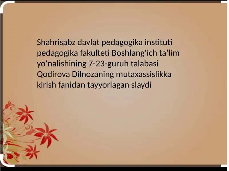 Zamonaviy Ta'lim