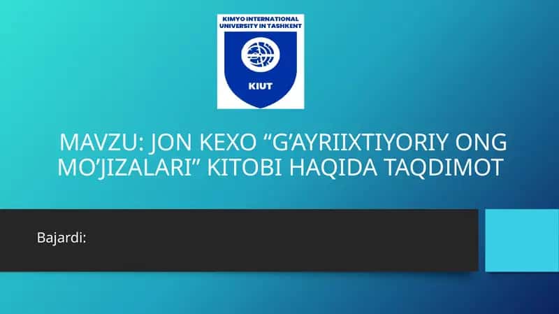 Jon Kexo hayoti va ijodi