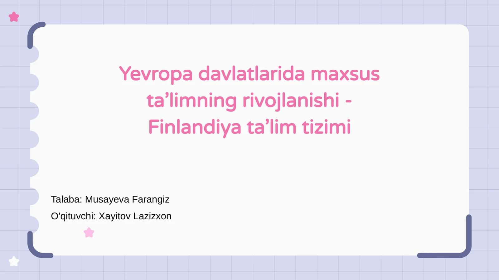 Finlandiya ta’lim tizimi