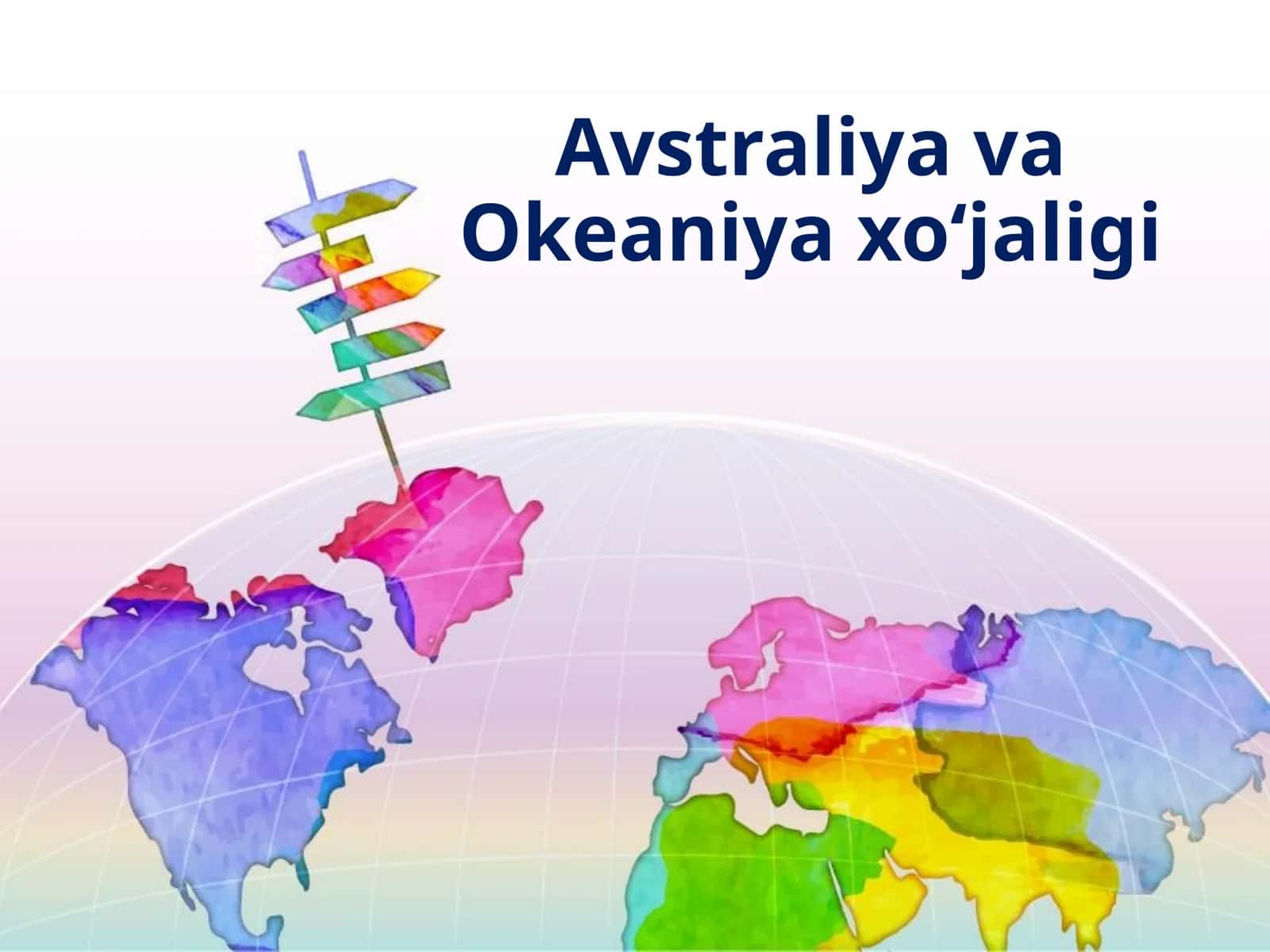 Avstraliya va Okeaniya xo‘jaligi