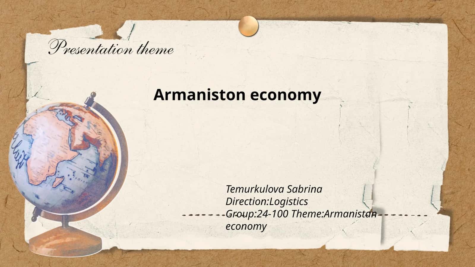 Armaniston economy