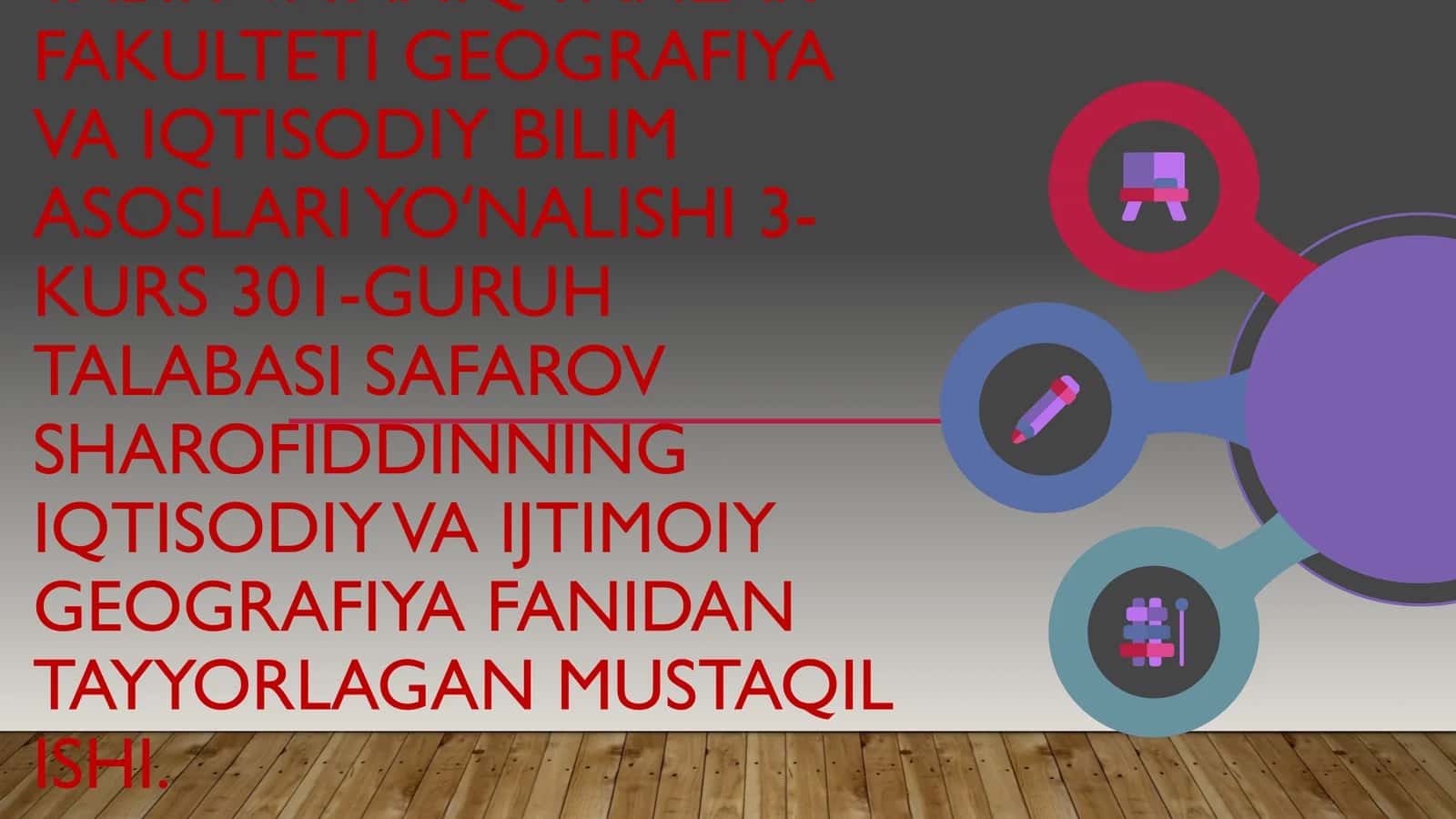 Iqtisodiy va ijtimoiy geografiya fanining shakllanishi