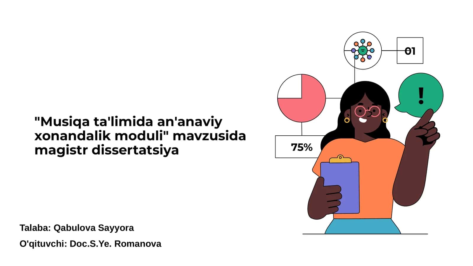 Musiqa ta'limida an'anaviy xonandalik moduli