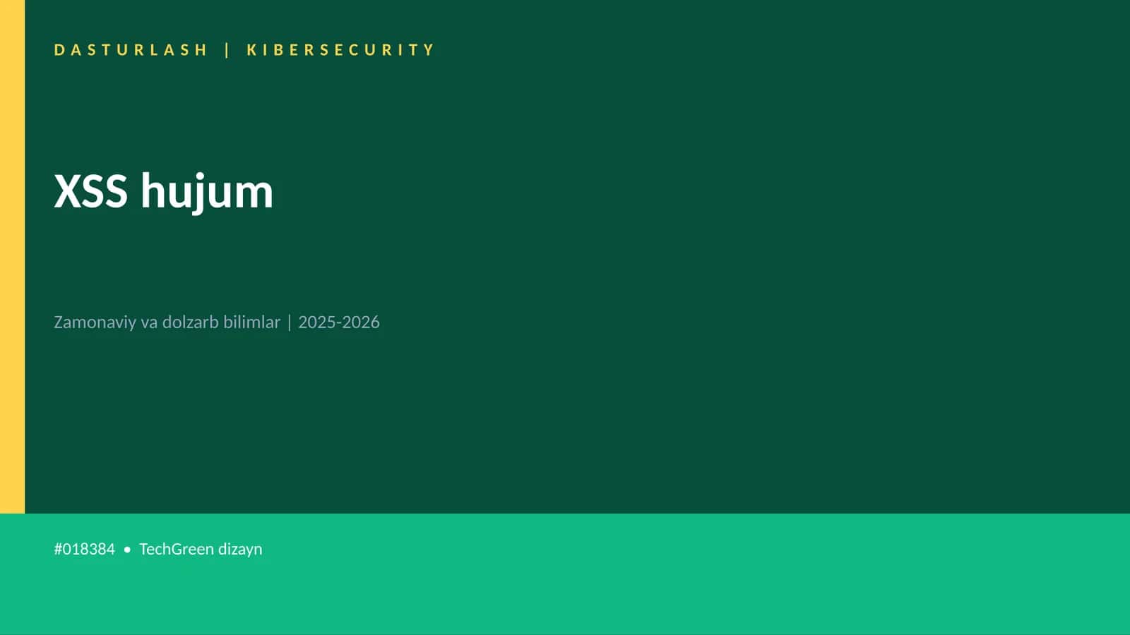XSS hujum
