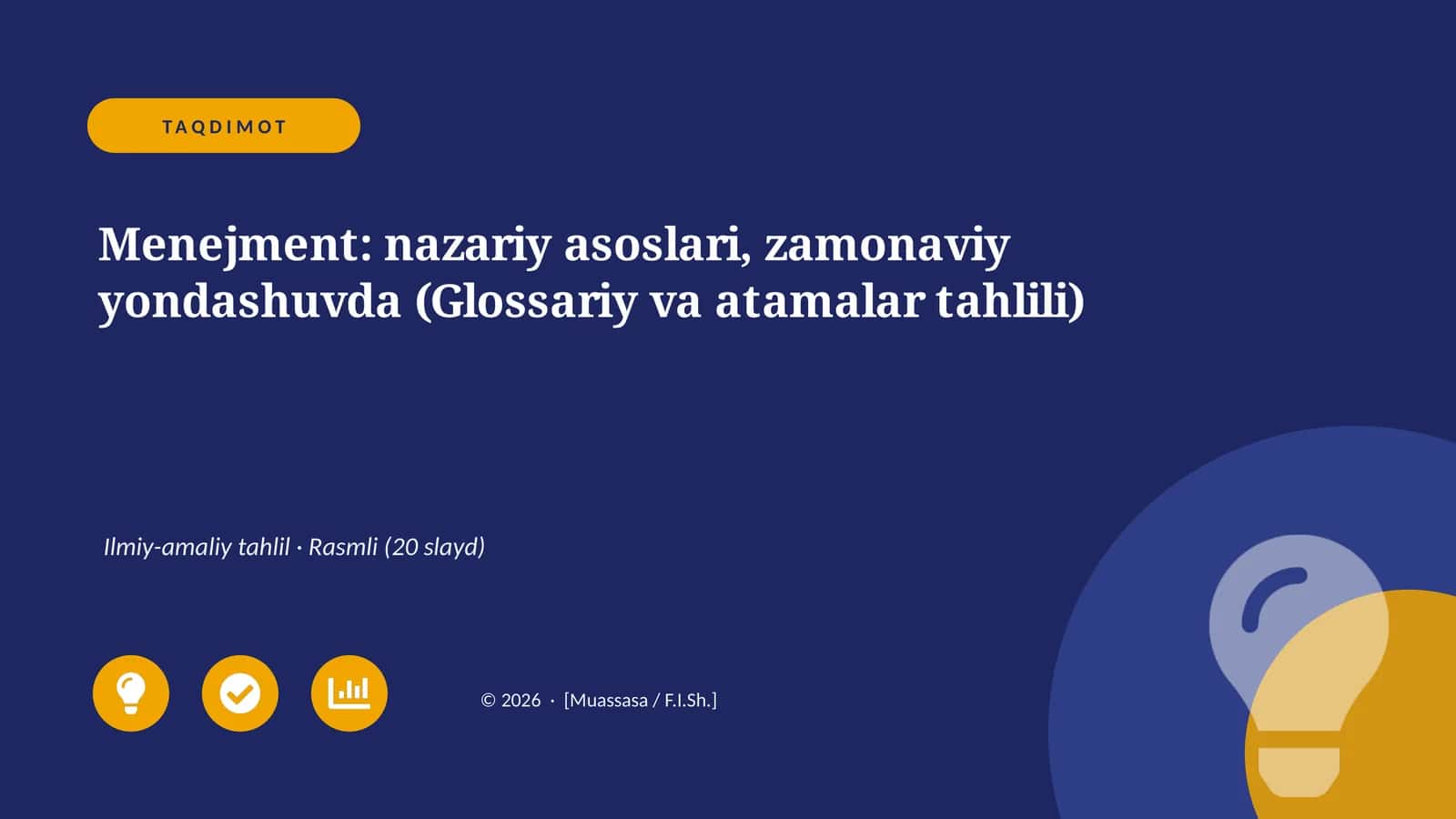 Menejment: nazariy asoslari, zamonaviy yondashuvda (Glossariy va atamalar tahlili)