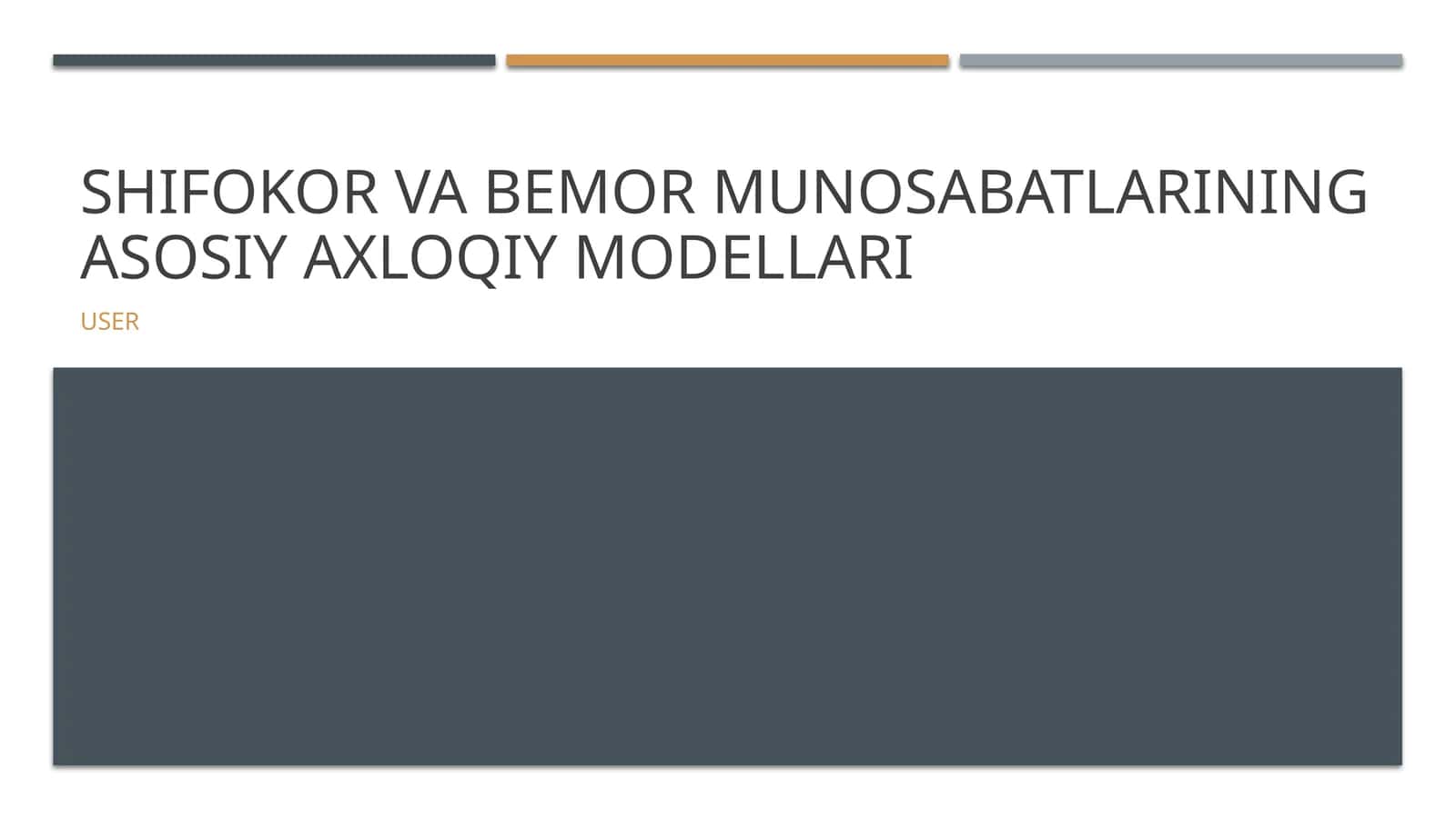 Axloqiy modellarning turlari va ularning amaldagi qo'llanilishi