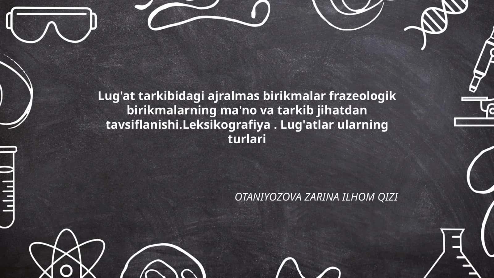 Lug'atlar ularning turlari