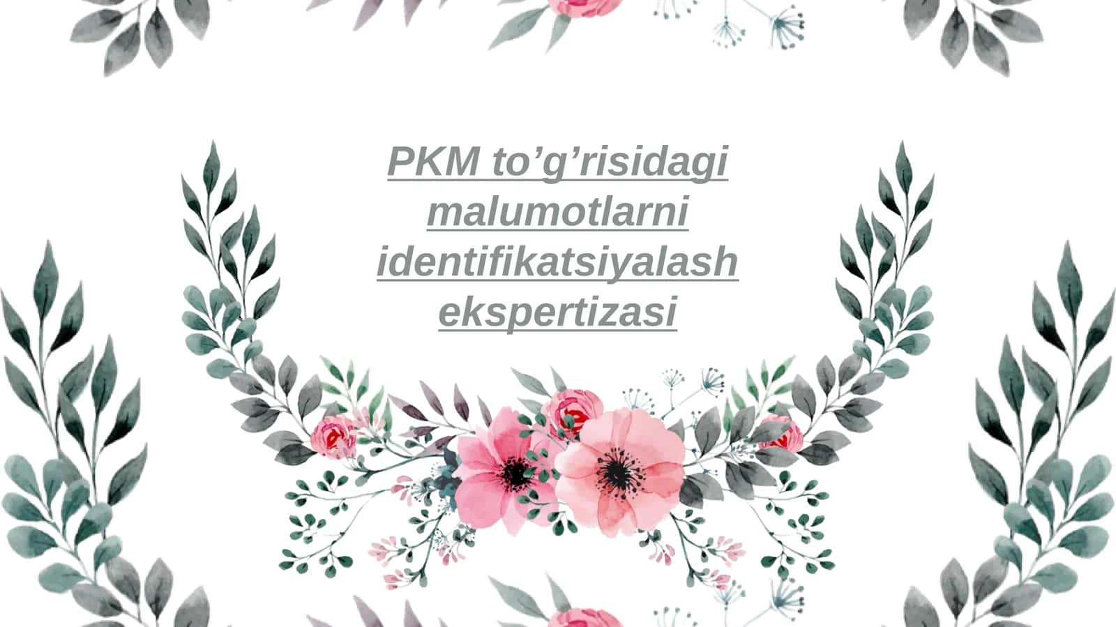 Parfyumeriya va kosmetika mahsulotlarini identifikatsiyalash ekspertizasi