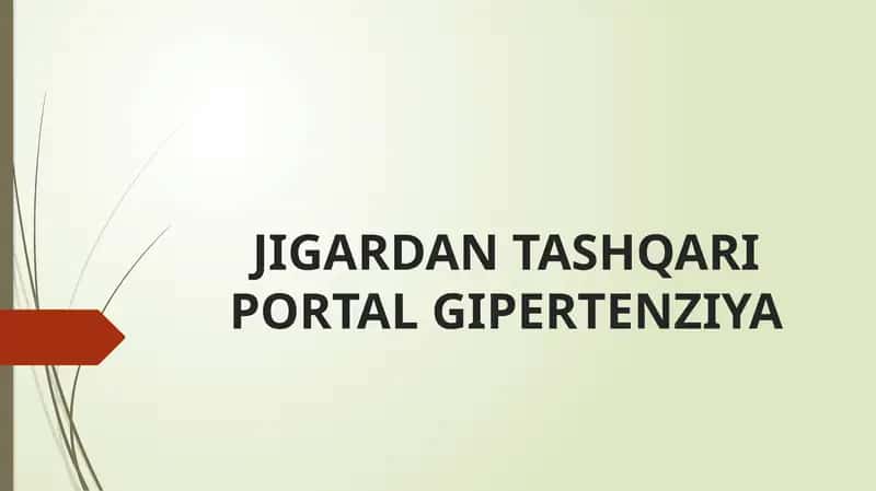 PORTAL GIPERTENZIYA