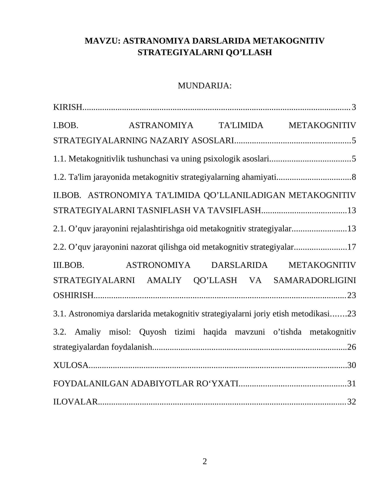 Astranomiya darslarida metakognitiv strategiyalarni qo'llash.docx