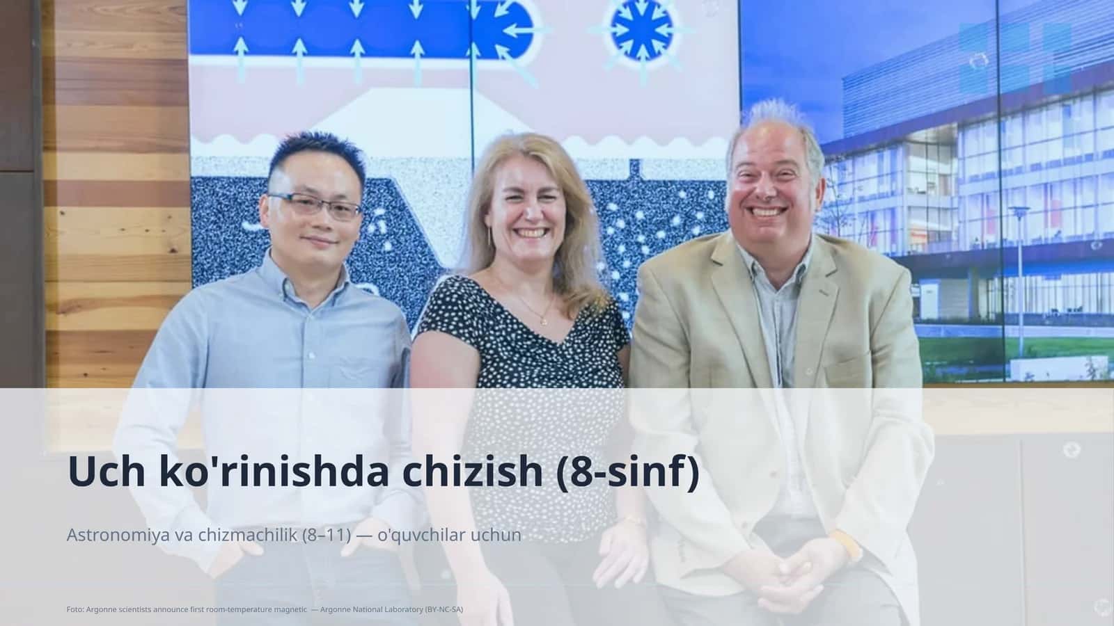 Uch ko'rinishda chizish (8-sinf)