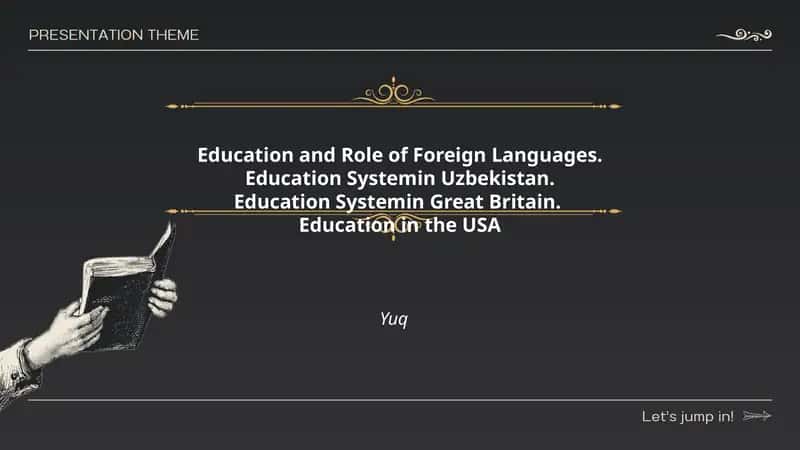 The Role of Foreign Languages in Education Systems