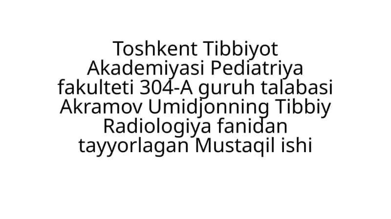 Ultrasonografiya