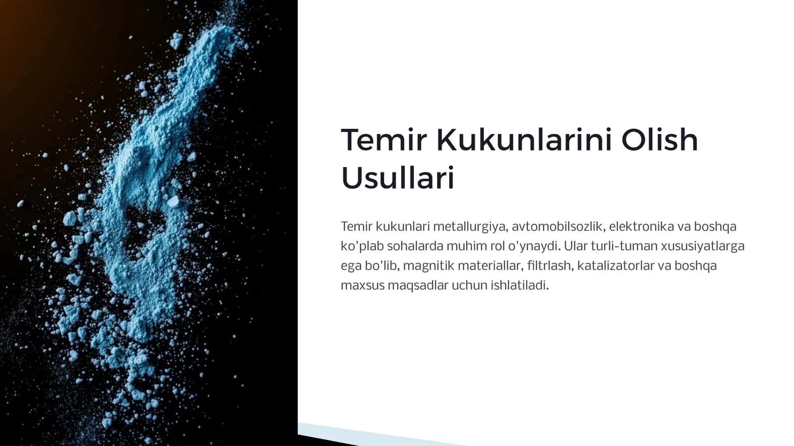 TemirKukunlarini Olish Usullari