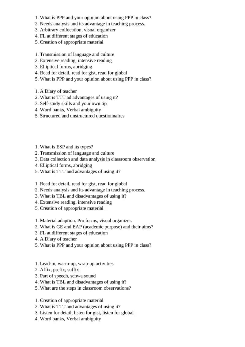 Needs analysis and its advantage in teaching process