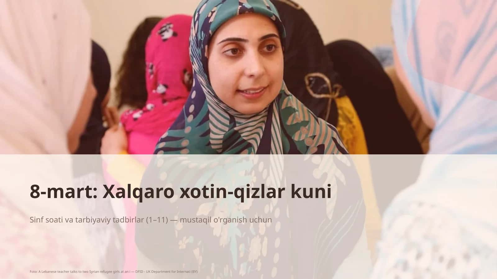 8-mart: Xalqaro xotin-qizlar kuni