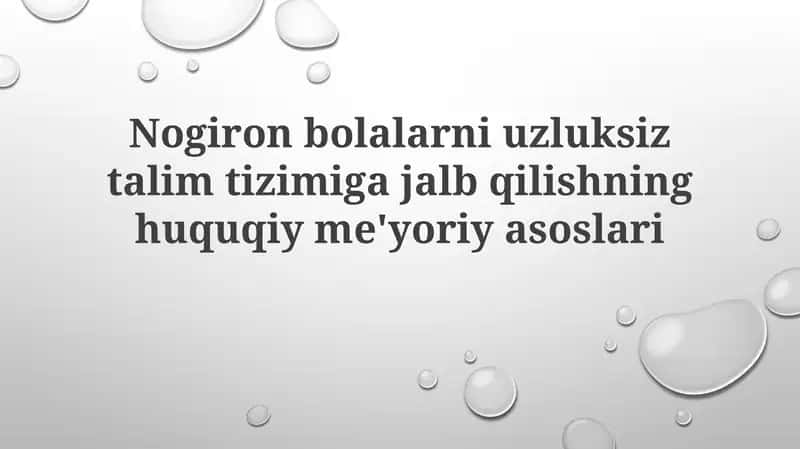 Inklyuziv ta'limdagi monitoring va baholash (M&B)