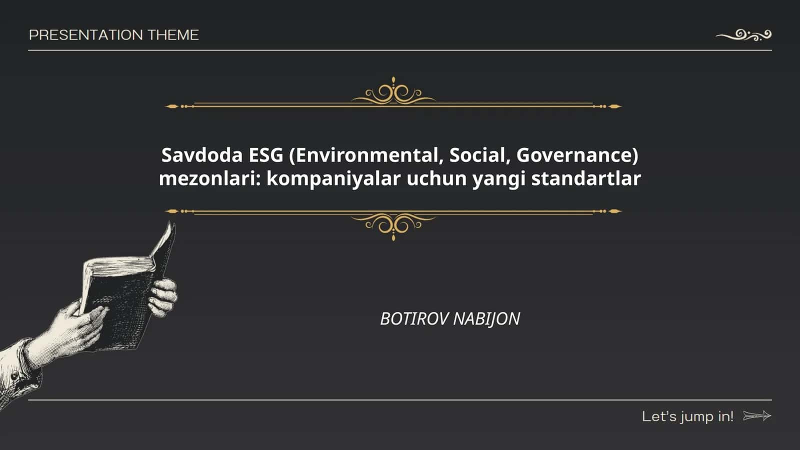 Savdoda ESG (Environmental, Social, Governance) mezonlari: kompaniyalar uchun yangi standartlar