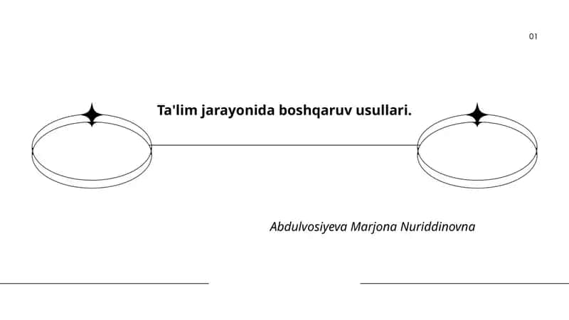 An'anaviy boshqaruv usullari ta'lim jarayonida