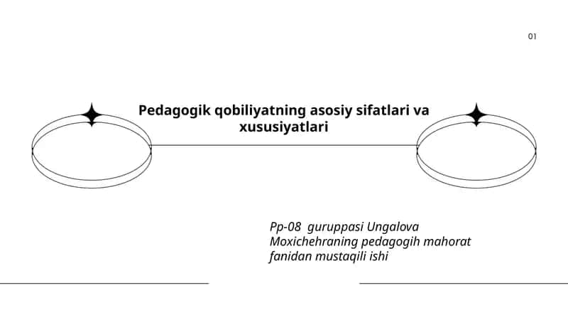 Pedagogik qobiliyatning asosiy sifatlari va xususiyatlari