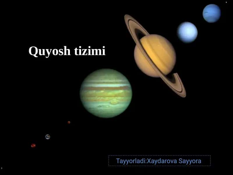 Quyoshtizimi