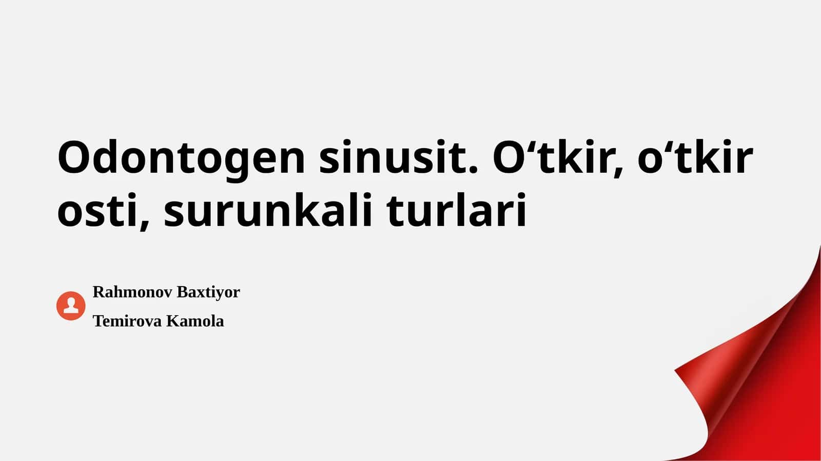 Odontogen sinusit