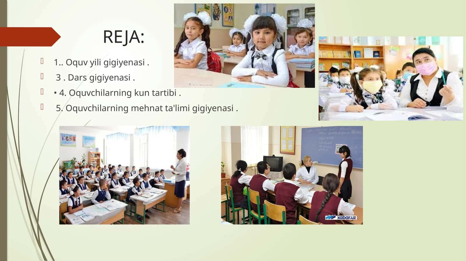 O'quvchilarni gigiyenik tarbiyalash
