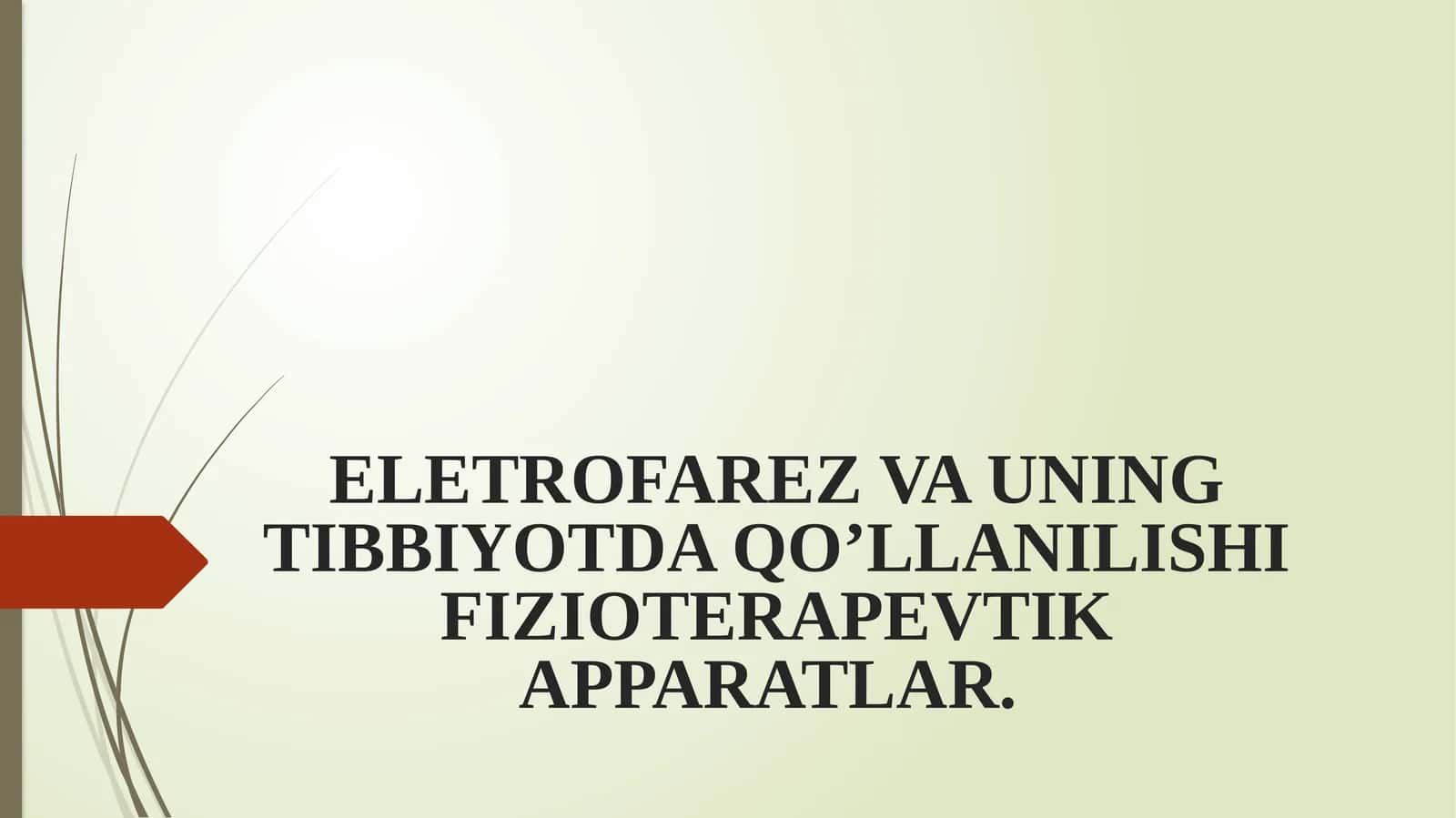 Elektroforez va tibbiyot