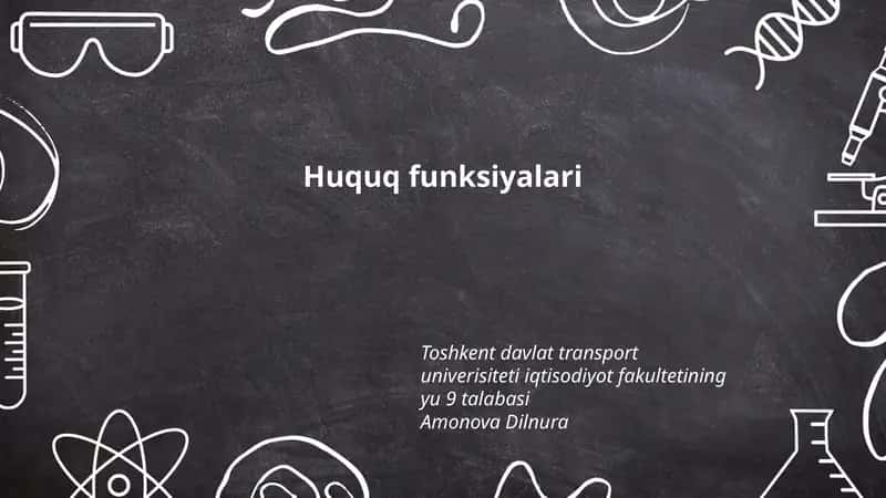 Huquq funksiyalari