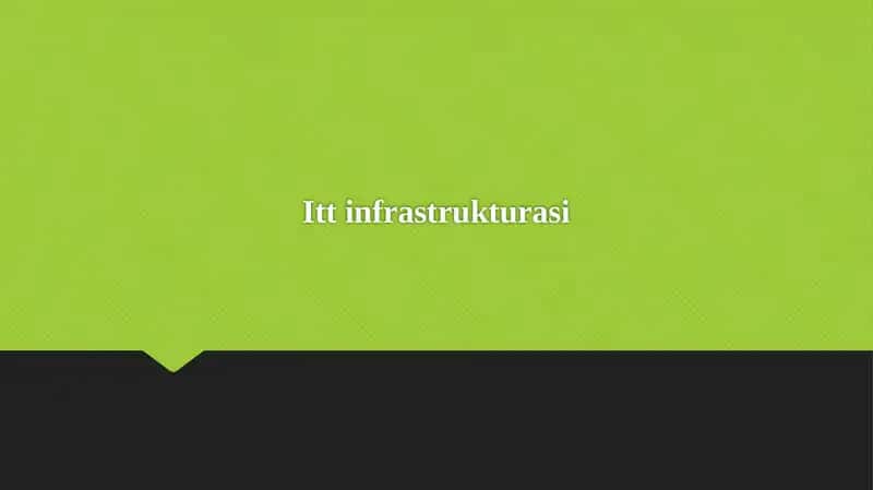 Itt infrastrukturasi